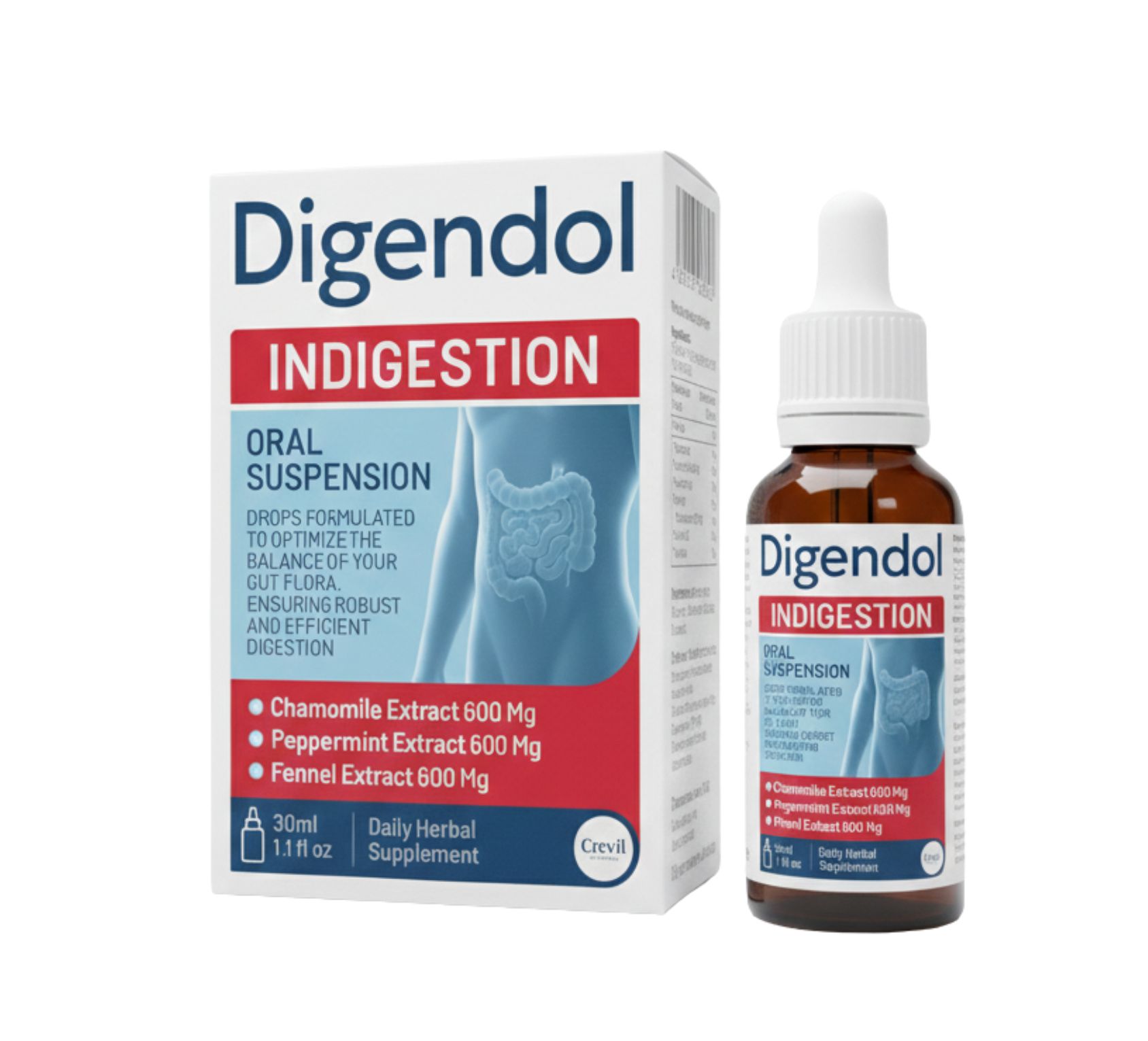 Herbal drops for indigestion