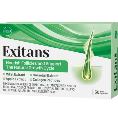 Hair growth supplement, follicle nourishment, Exitans hair capsules, Millet extract for hair, natural hair growth cycle