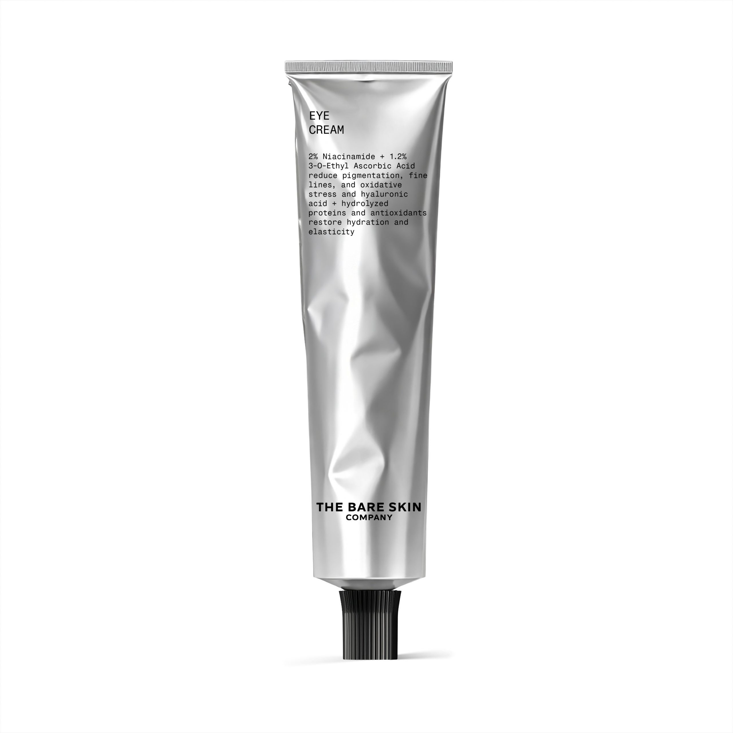 2% niacinamide + 1.2% vitamin C + hyaluronic acid reduce pigmentation, fine lines & restore hydration for youthful eyes.