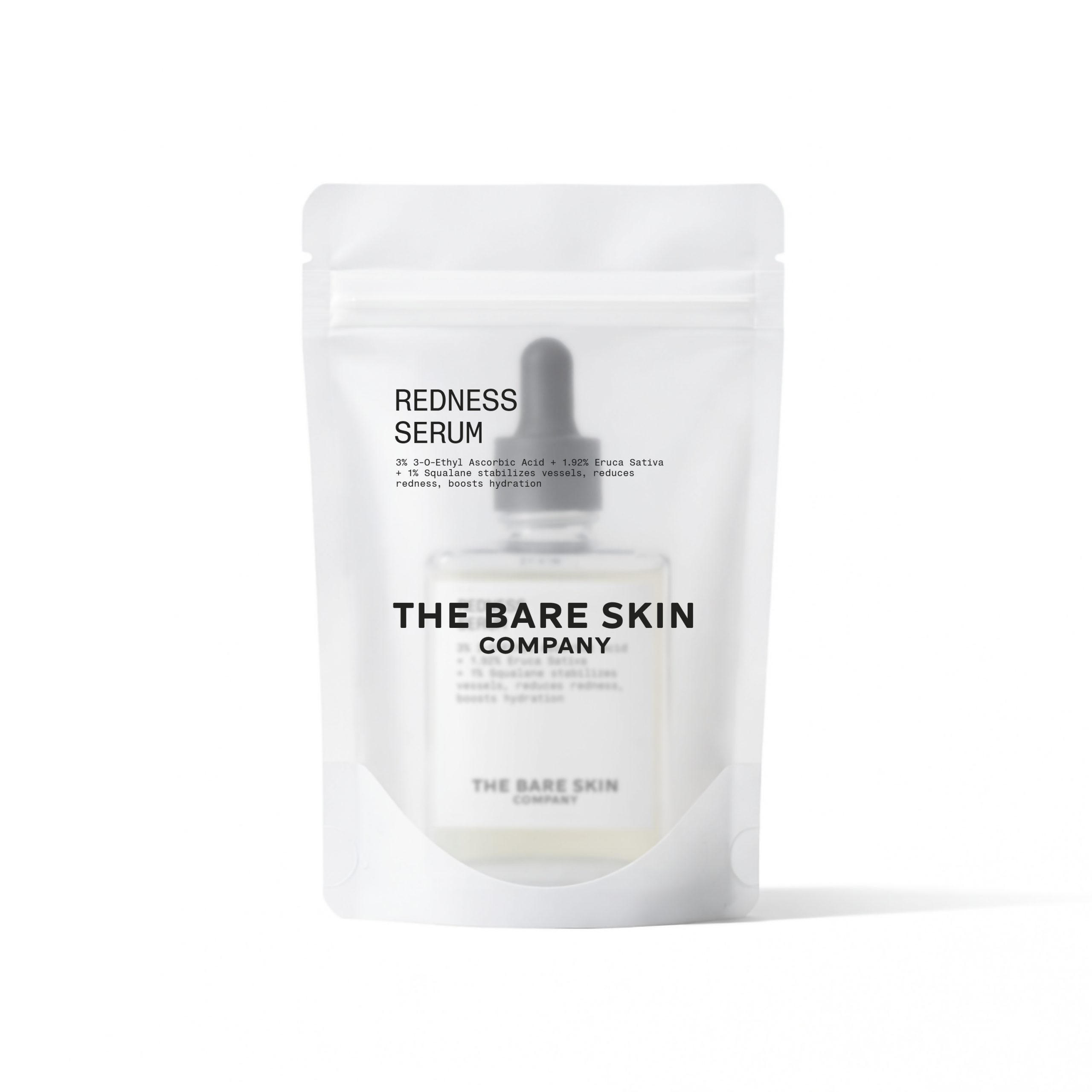 3% vitamin C + squalane + eruca sativa stabilize vessels, reduce redness & boost hydration for calm, even-toned skin.